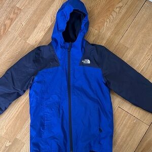 The North Face Kids Raincoat - Royal Blue and Charcoal